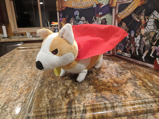 Overlords of Infamy Plushie: Waffles the Corgi