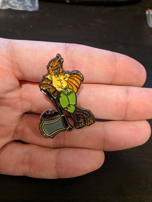 Overlords of Infamy Pins: Frau Lumberwulf